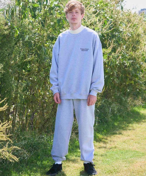 EMMA NOVEMBER (エマノーヴェンバー)の「Embroidery ヘビーブレンド クルースウェット(スウェット・メンズ・ネイビー/グレー/ブラック/ホワイト/サンドベージュ・1/3/2)」の18枚目の写真