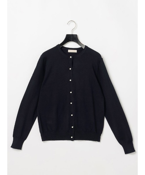 Perfect Suit FActory（パーフェクトスーツファクトリー）の「FILIVIVIｲﾀﾘｰ糸ﾆｯﾄｶｰﾃﾞ（カーディガン/ボレロ・レディース・ライトグレー/ブラウン/ネイビー・L/S/M）」の17枚目の写真