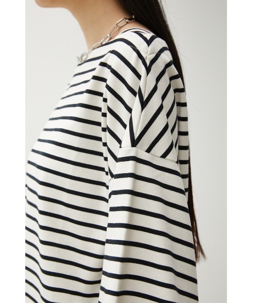 AZUL by moussy(アズールバイマウジー)の「VOLUME CUFF SLEEVE TOPS/ボリュームカフスリーブトップス(Tシャツ/カットソー・レディース・ブラック系その他/グリーン系その他/ブラック・SMALL/MEDIUM)」の20枚目の写真