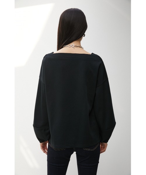 AZUL by moussy(アズールバイマウジー)の「VOLUME CUFF SLEEVE TOPS/ボリュームカフスリーブトップス(Tシャツ/カットソー・レディース・ブラック系その他/グリーン系その他/ブラック・SMALL/MEDIUM)」の9枚目の写真