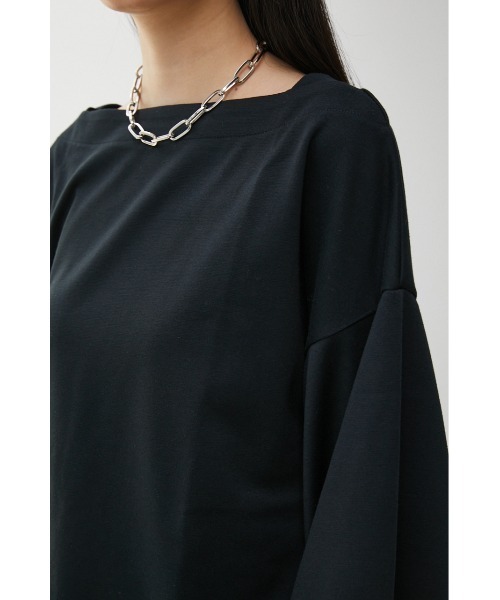 AZUL by moussy(アズールバイマウジー)の「VOLUME CUFF SLEEVE TOPS/ボリュームカフスリーブトップス(Tシャツ/カットソー・レディース・ブラック系その他/グリーン系その他/ブラック・SMALL/MEDIUM)」の10枚目の写真