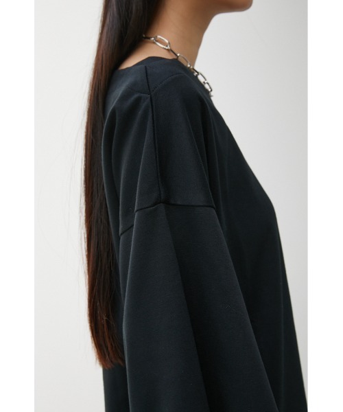 AZUL by moussy(アズールバイマウジー)の「VOLUME CUFF SLEEVE TOPS/ボリュームカフスリーブトップス(Tシャツ/カットソー・レディース・ブラック系その他/グリーン系その他/ブラック・SMALL/MEDIUM)」の11枚目の写真