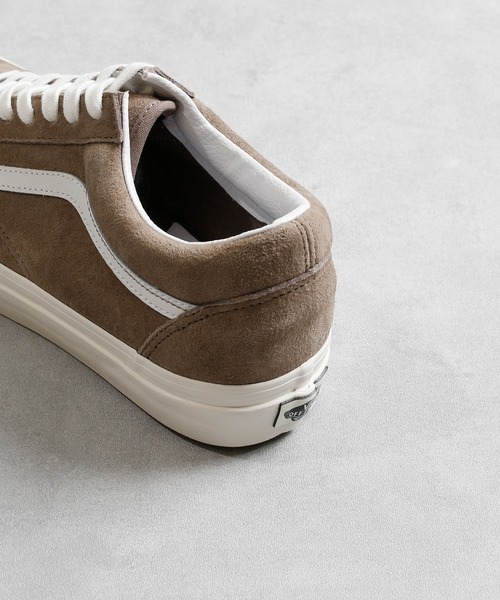 VANS(バンズ)の「VANS ヴァンズ / OLD SKOOL 36 DX アナハイムファクトリーコレクション オールドスクール撥水レザーローカットスニーカー / VN0A54F3TWP VN0A54F3FGN VN0A54F3NWH(スニーカー・レディース・ダークグリーン/パープル/ブラウン・23cm/23.5cm/24cm/26.5cm/27cm/27.5cm/28cm)」の20枚目の写真