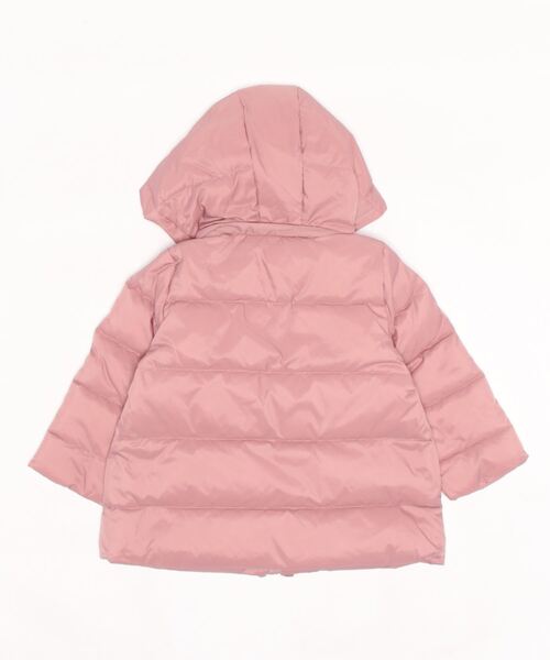 Noeil aime BeBe（ノイユエイムベベ）の「NoeilaimeBeBe/【撥水加工】タフタ前フリルリボンモチーフ付Aラインダウンコート(90~130cm)（ダウンジャケット/コート・キッズ・ピンク/ネイビー・130/100/120/90/110）」の14枚目の写真