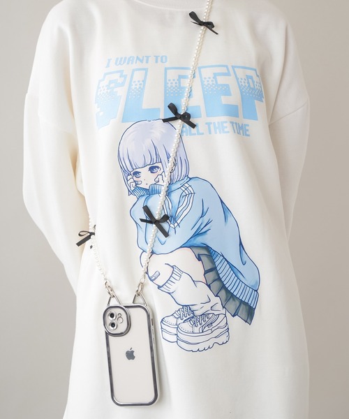 SPINNS(スピンズ)の「【選べるスマホショルダー】付け替え用 リボンパールショルダーストラップ(スマホグッズ・レディース・その他/レッド・ONESIZE)」の11枚目の写真