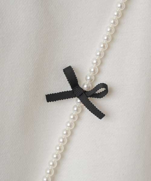 SPINNS(スピンズ)の「【選べるスマホショルダー】付け替え用 リボンパールショルダーストラップ(スマホグッズ・レディース・その他/レッド・ONESIZE)」の8枚目の写真