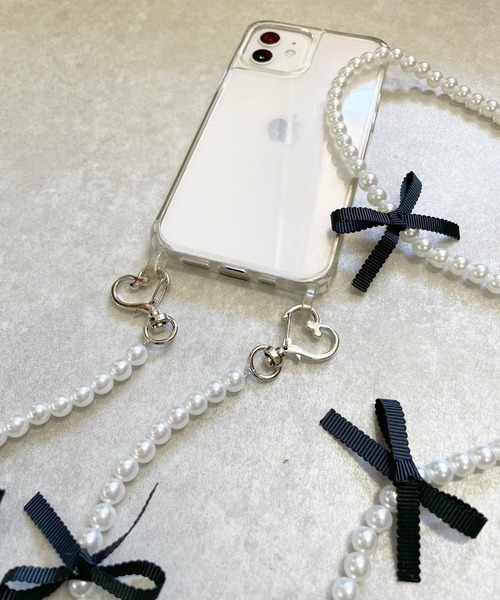 SPINNS(スピンズ)の「【選べるスマホショルダー】付け替え用 リボンパールショルダーストラップ(スマホグッズ・レディース・その他/レッド・ONESIZE)」の17枚目の写真