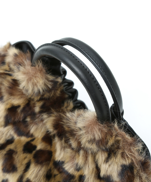 soeur（スール）の「SOEUR/レザー×ファーハンドBAG（ハンドバッグ・レディース・ブラック/ブラウン・フリー）」の10枚目の写真