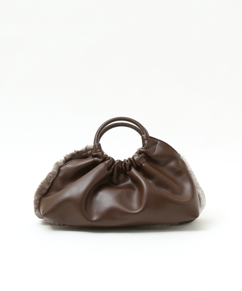 soeur（スール）の「SOEUR/レザー×ファーハンドBAG（ハンドバッグ・レディース・ブラック/ブラウン・フリー）」の17枚目の写真