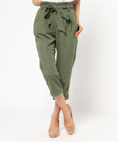 DISCOAT（ディスコート）の「【Discoat】ツイルゆるテーパードパンツ（その他パンツ・レディース・カーキ/ブルー/ブラック・LARGE/MEDIUM/SMALL）」の2枚目の写真