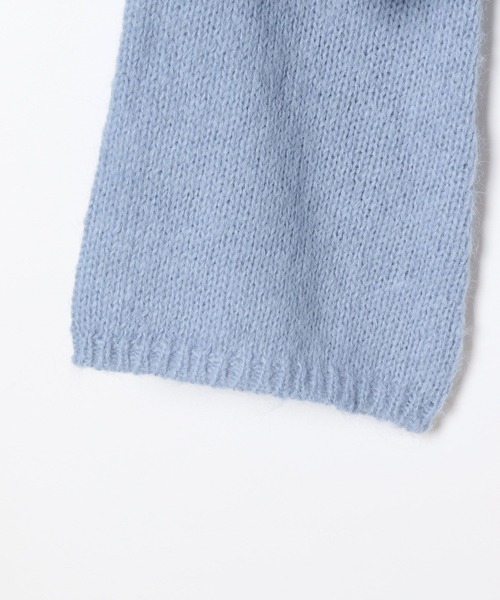 Heather（ヘザー）の「ショートボタンカーディガン　182344（カーディガン/ボレロ・レディース・オフホワイト/グレー/ブルー・FREE）」の6枚目の写真