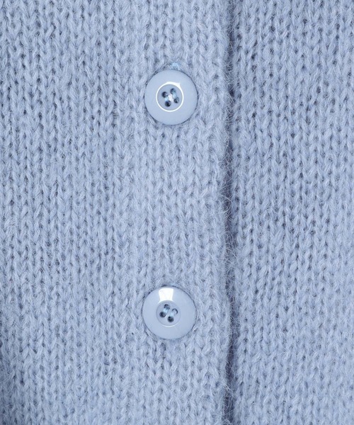 Heather（ヘザー）の「ショートボタンカーディガン　182344（カーディガン/ボレロ・レディース・オフホワイト/グレー/ブルー・FREE）」の9枚目の写真