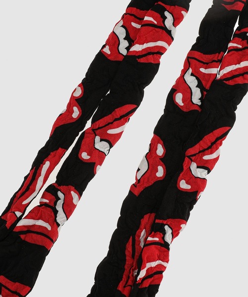 MASU（エムエーエスユー）の「"TONGUE AND LIPS" POPCORN BAG（ショルダーバッグ・メンズ・ブラック・ONE SIZE）」の5枚目の写真