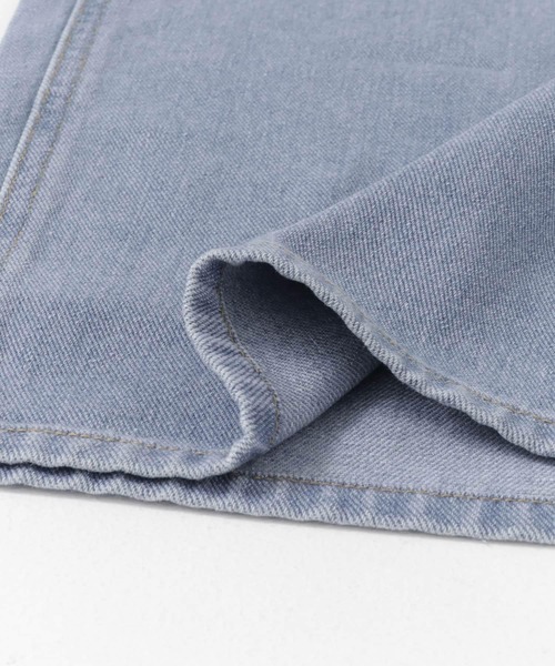 HEYUMM(ヘユム)の「ビンテージライクワイドデニムパンツ(デニムパンツ・メンズ・ライトインディゴブルー/ブラック・SMALL/MEDIUM)」の18枚目の写真