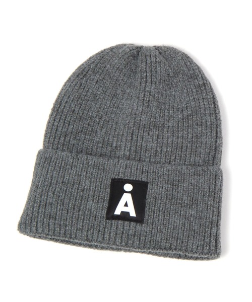 ALAND(エーランド)の「【UNISEX】ALAND/Aロゴカラービーニー 2184063(ニットキャップ/ビーニー・レディース・チャコール/オレンジ/ブラック/ベージュ・FREE)」の3枚目の写真