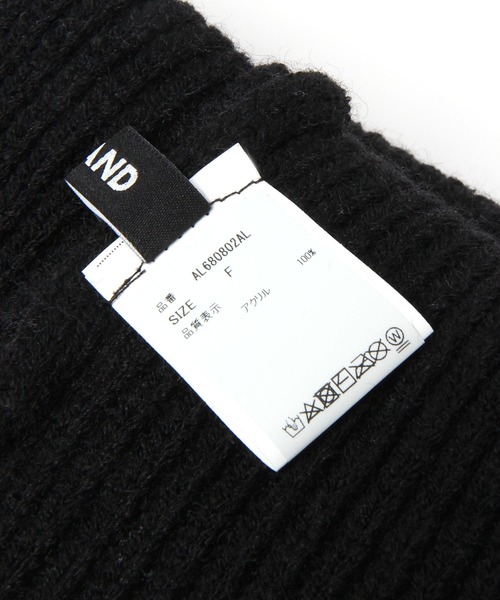 ALAND(エーランド)の「【UNISEX】ALAND/Aロゴカラービーニー 2184063(ニットキャップ/ビーニー・レディース・チャコール/オレンジ/ブラック/ベージュ・FREE)」の12枚目の写真