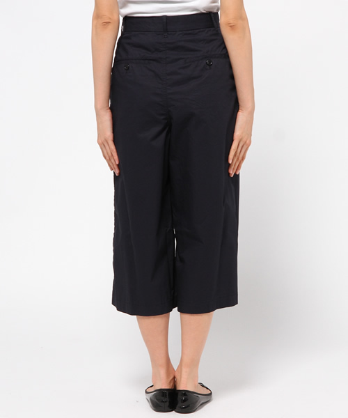 SHIPS for women（シップスフォーウィメン）の「★★liflattie ships:コットン ワイド クロップドパンツ ☆（その他パンツ・レディース・ネイビー/ホワイト/ベージュ・LARGE/SMALL/MEDIUM）」の6枚目の写真