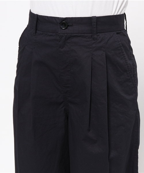 SHIPS for women（シップスフォーウィメン）の「★★liflattie ships:コットン ワイド クロップドパンツ ☆（その他パンツ・レディース・ネイビー/ホワイト/ベージュ・LARGE/SMALL/MEDIUM）」の7枚目の写真