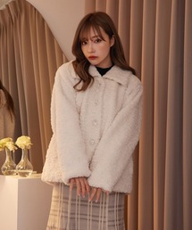 ANDGEEBEE | フェイクボアコート(ダウンジャケット/コート)