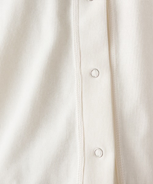 OMNES（オムネス）の「リブボリューム袖カーディガン長袖（カーディガン/ボレロ・レディース・オレンジ/ホワイト系その他/アイボリー/ブラック/オリーブ/ラベンダー/グレー/ホワイト系その他2・FREE）」の13枚目の写真