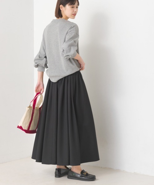 OMNES（オムネス）の「リブボリューム袖カーディガン長袖（カーディガン/ボレロ・レディース・オレンジ/ホワイト系その他/アイボリー/ブラック/オリーブ/ラベンダー/グレー/ホワイト系その他2・FREE）」の21枚目の写真