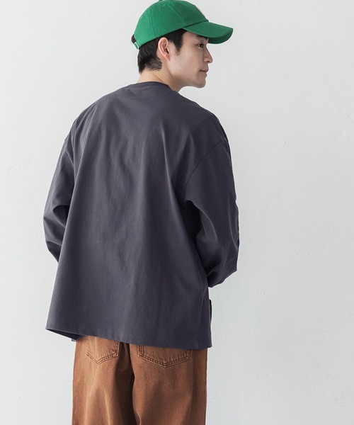 PICONE ストーン刺繍 ロングTシャツ ブラウン M 刺繍ロンT(M ホワイト): トップス｜Right-on公式オンラインショップ