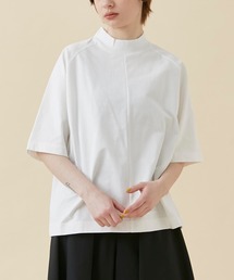 CITY TOKYO（シティトウキョウ）の「【洗濯機洗い可能】ボトルネックTシャツ（Tシャツ/カットソー）」