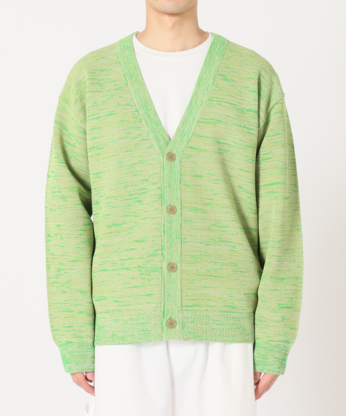 417 EDIFICE（フォーワンセブンエディフィス）の「PEメッシュメランジカーディガン（カーディガン/ボレロ・メンズ・ピンク/ベージュ/ネイビー/グリーン系その他・SMALL/MEDIUM/LARGE）」の19枚目の写真