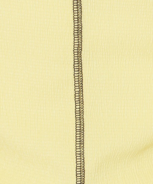 NOMINE（ノミネ）の「【前後着用可】2WAY配色メロウシャーリングロンT（Tシャツ/カットソー・レディース・イエロー/グリーン/ブラック/オフホワイト・フリー）」の14枚目の写真
