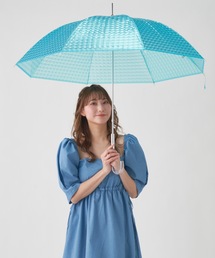 estaa（エスタ）の「長傘 雨傘 ビニール ”リフレクションアンブレラ" 3Dスクエア（長傘）」