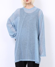 PUNYUS | シアーニットトップス(Tシャツ/カットソー)