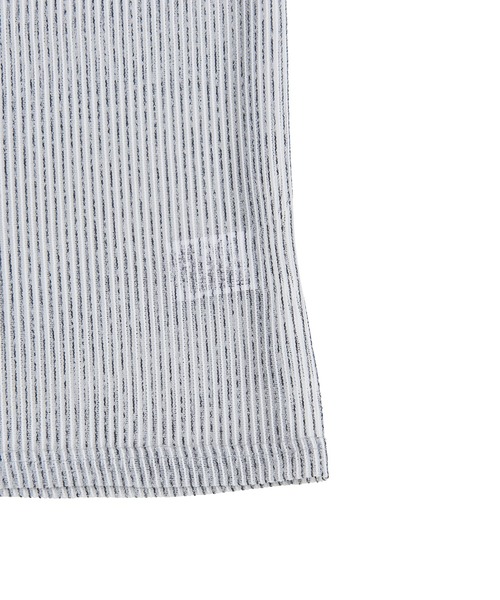 PUNYUS（プニュズ）の「シアーニットトップス（Tシャツ/カットソー・レディース・ホワイト/サックスブルー/グリーン/ライトパープル・1/4/3/2）」の13枚目の写真