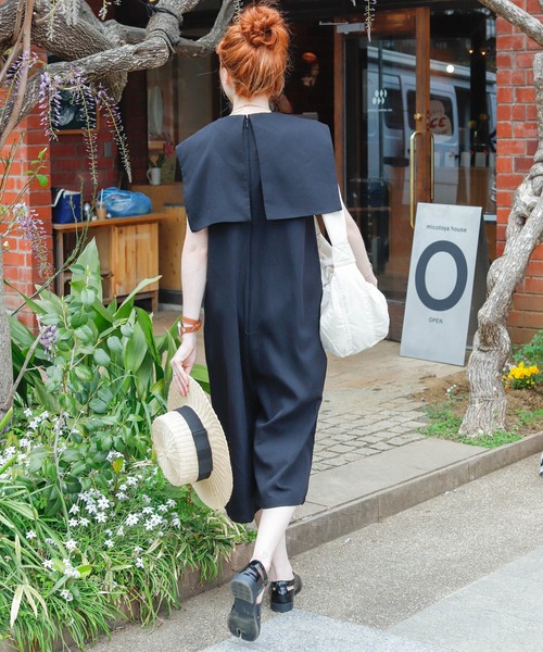 Birthday room（バースデイルーム）の「ライトシャークスキンオールインワン（つなぎ/オールインワン・レディース・ブラック・FREE）」の2枚目の写真