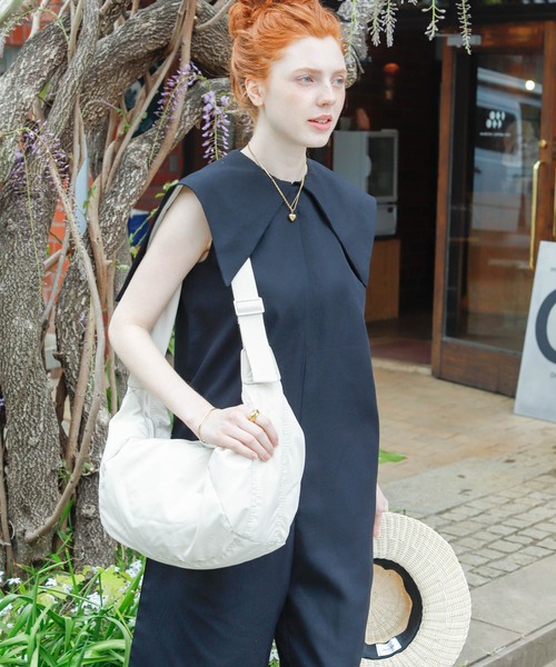 Birthday room（バースデイルーム）の「ライトシャークスキンオールインワン（つなぎ/オールインワン・レディース・ブラック・FREE）」の4枚目の写真