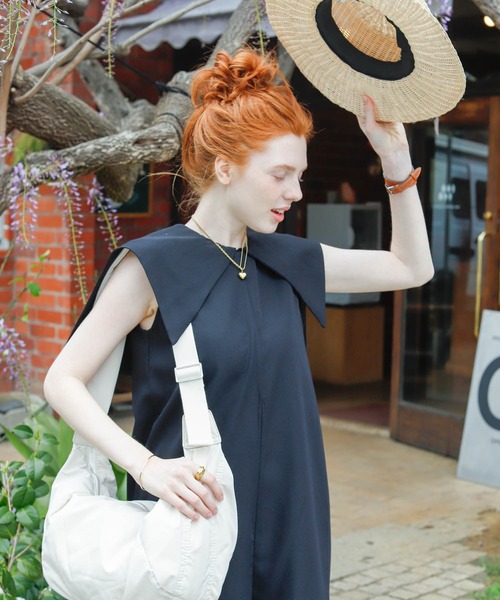 Birthday room（バースデイルーム）の「ライトシャークスキンオールインワン（つなぎ/オールインワン・レディース・ブラック・FREE）」の8枚目の写真