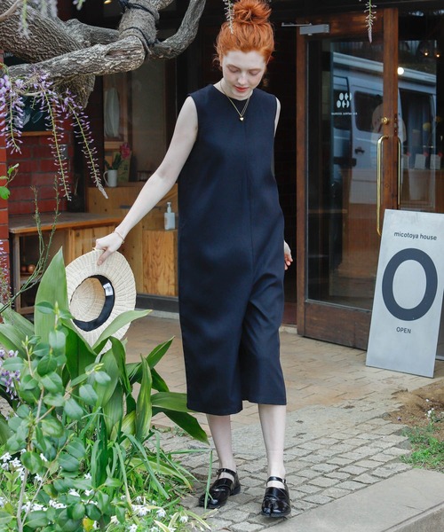 Birthday room（バースデイルーム）の「ライトシャークスキンオールインワン（つなぎ/オールインワン・レディース・ブラック・FREE）」の11枚目の写真