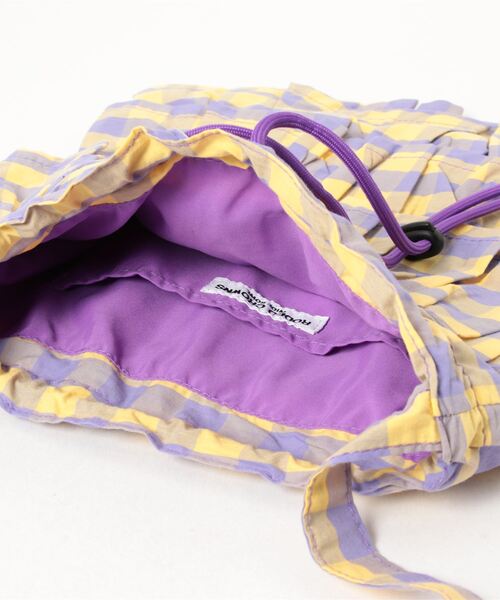 RODEO CROWNS WIDE BOWL（ロデオクラウンズワイドボウル）の「ギンガムチェックフリルバッグ（ショルダーバッグ・レディース・グリーン系その他/パープル系その他/レッド系その他・FREE）」の21枚目の写真