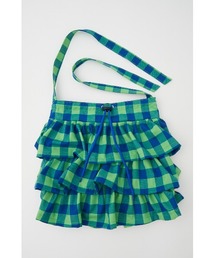 ギンガムチェックフリルバッグ