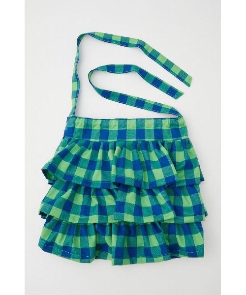 RODEO CROWNS WIDE BOWL（ロデオクラウンズワイドボウル）の「ギンガムチェックフリルバッグ（ショルダーバッグ・レディース・グリーン系その他/パープル系その他/レッド系その他・FREE）」の6枚目の写真