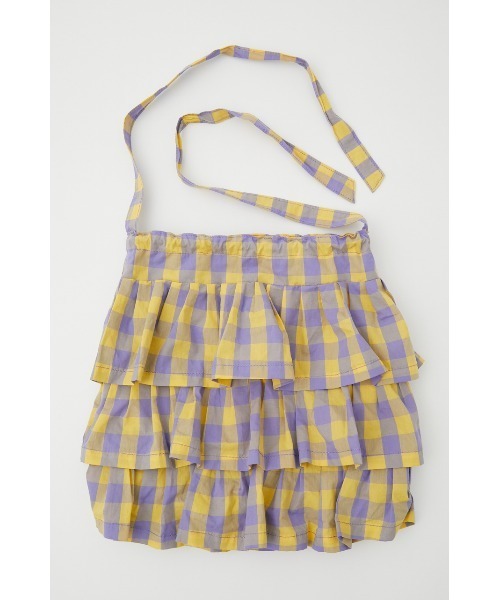 RODEO CROWNS WIDE BOWL（ロデオクラウンズワイドボウル）の「ギンガムチェックフリルバッグ（ショルダーバッグ・レディース・グリーン系その他/パープル系その他/レッド系その他・FREE）」の9枚目の写真