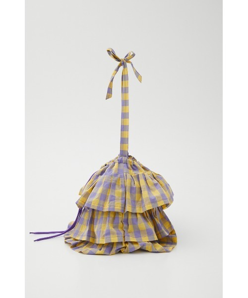 RODEO CROWNS WIDE BOWL（ロデオクラウンズワイドボウル）の「ギンガムチェックフリルバッグ（ショルダーバッグ・レディース・グリーン系その他/パープル系その他/レッド系その他・FREE）」の12枚目の写真