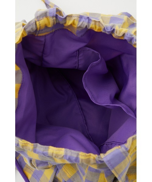 RODEO CROWNS WIDE BOWL（ロデオクラウンズワイドボウル）の「ギンガムチェックフリルバッグ（ショルダーバッグ・レディース・グリーン系その他/パープル系その他/レッド系その他・FREE）」の13枚目の写真