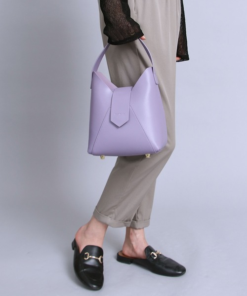 HASHIBAMI（ハシバミ）の「【HASHIBAMI/ハシバミ】フェズワンハンドルバッグ（ショルダーバッグ・レディース・ブラック/ラベンダー/グリーン系その他/アイボリー/ベージュ・FREE）」の5枚目の写真