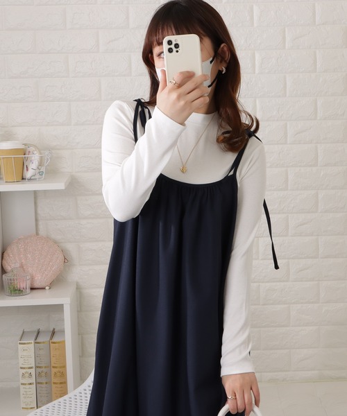 Lace Ladies（レースレディース）の「モックネック長袖プルオーバー（Tシャツ/カットソー・レディース・グレー/ブラック/アイボリー/ブラウン/ホワイト・XL/M）」の8枚目の写真