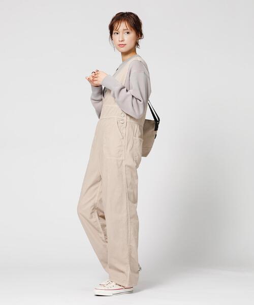 SOMETHING(サムシング)の「SOMETHING(サムシング)Vネックサロペット(サロペット/オーバーオール・レディース・ベージュ・M/S)」の19枚目の写真