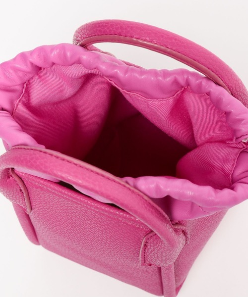 Andemiu（アンデミュウ）の「ヴァーティカルミニＢＡＧ187496（ショルダーバッグ・レディース・グリーン/ブラック/ピンク・FREE）」の6枚目の写真