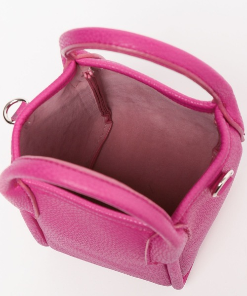 Andemiu（アンデミュウ）の「ヴァーティカルミニＢＡＧ187496（ショルダーバッグ・レディース・グリーン/ブラック/ピンク・FREE）」の10枚目の写真