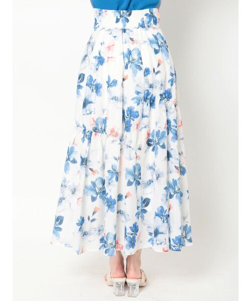 dazzlin（ダズリン）の「ギャザーフレアボリュームスカート（スカート・レディース・ブラウン/オフホワイト/ブルー/グリーン・SMALL/MEDIUM）」の20枚目の写真