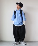 CIAOPANIC TYPY(チャオパニックティピー)の【KIDS】ミニ裏毛ビッグシルエットハーフジップスウェット