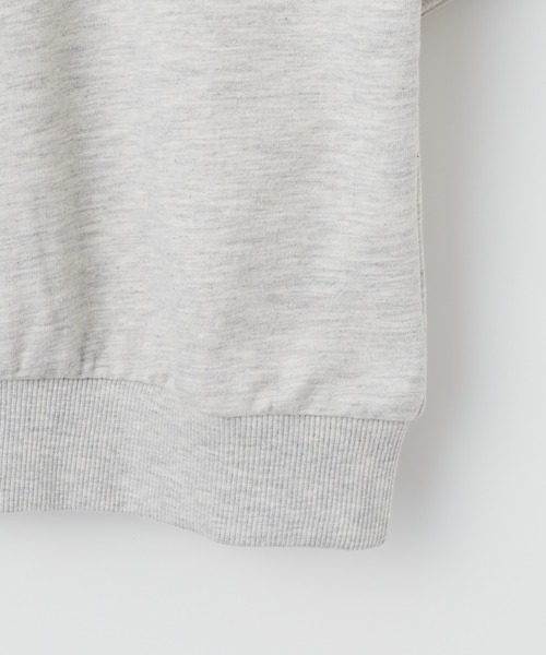 CIAOPANIC TYPY（チャオパニックティピー）の「【KIDS】ミニ裏毛ビッグシルエットハーフジップTee（Tシャツ/カットソー・キッズ・チャコールグレー/イエロー/アイボリー/サックスブルー・L/S/M/XL/XXL）」の15枚目の写真